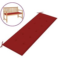 Garden bench cushion, red, 150x50x4 cm - Cushion