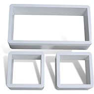 Set of 3 square wall shelves - Shelf