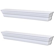 Wall shelves Aaliyah 2 pcs white - Shelf