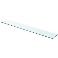 Shelf plate glass clear 90x12 cm - Shelf
