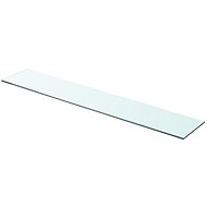 Shelf plate glass clear 90x15 cm - Shelf