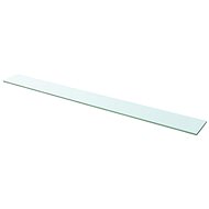 Shelf plate glass clear 110x12 cm - Shelf