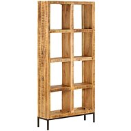 Bookshelf 80 × 25 × 175 cm solid mangrove wood - Shelf