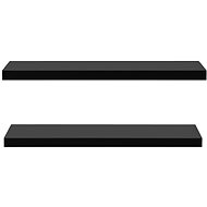 Floating wall shelves 2 pcs black 40 × 20 × 3,8 cm - Shelf