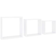 Wall shelves cubes 3 pcs white MDF - Shelf