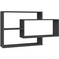 Wall shelves grey 104 × 20 × 60 cm chipboard - Shelf