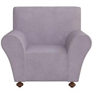 Stretch cover for armchair grey polyester jersey - Cover