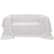 Microsuede sofa cover cream 210 × 280 cm - Cover