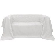 Microsuede sofa cover cream 270 × 350 cm - Cover