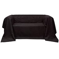 Microsuede sofa cover brown 140 × 210 cm - Cover