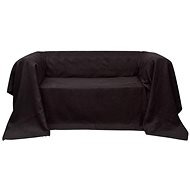 Microsuede sofa cover brown 270 × 350 cm - Cover