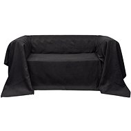 Microsuede cover for sofa anthracite 140 × 210 cm - Cover