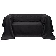 Microsuede cover for sofa anthracite 210 × 280 cm - Cover