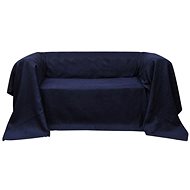 Microsuede cover for sofa, navy blue 140x210 cm - Cover