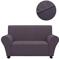 Stretch sofa cover, anthracite polyester jersey - Cover