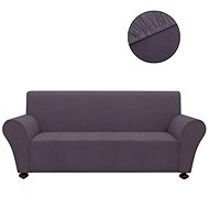 Stretch cover for sofa anthracite, polyester jersey - Cover