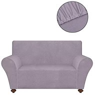 Stretch sofa cover grey polyester jersey - Cover