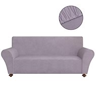Stretch sofa cover grey polyester jersey - Cover