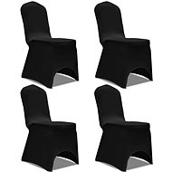 Stretch chair covers 4 pcs black - Chair Cover