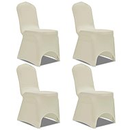 Stretch chair covers 4 pcs cream - Chair Cover