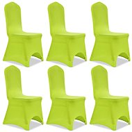 Stretch chair covers 6 pcs green - Chair Cover
