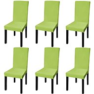 Smooth stretch chair covers 6 pcs green - Chair Cover