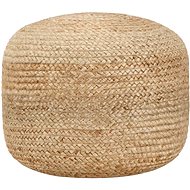 Handmade seating pouf 45 × 30 cm jute - Ottoman