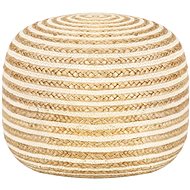 Handmade seating pouf 45 × 30 cm jute - Ottoman