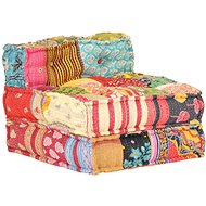 Modular pouf patchwork textile - Cushion