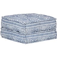 Pouf 60 × 70 × 36 cm indigo textile - Cushion