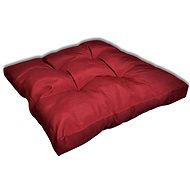 Wine red upholstered seat cushion 80 × 80 × 10 cm - Chair Cushion