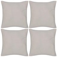 4 beige cushion covers 80 × 80 cm - Pillowcase