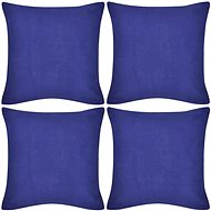 4 blue pillowcases cotton 40 × 40 cm - Pillowcase