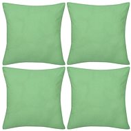 4 apple green cushion covers cotton 40 × 40 cm - Pillowcase