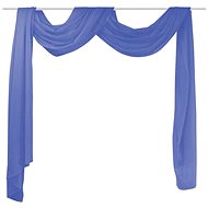 Voile bedspread, 2 pcs, 140x600 cm, royal blue - Bed Cover