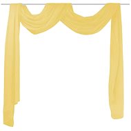 Voile bedspread 140 × 600 cm yellow - Bed Cover