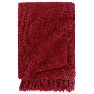 Bedspread lurex 125 × 150 cm burgundy - Blanket