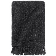 Bedspread lurex 125 × 150 cm anthracite - Blanket