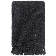 Bedspread lurex 160 × 210 cm anthracite - Blanket