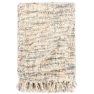 Bedspread 125 × 150 cm pink-white-grey - Blanket