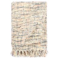 Bedspread 160 × 210 cm pink-white-grey - Blanket