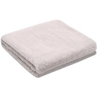 Bedspread 100 × 150 cm artificial rabbit fur grey - Blanket