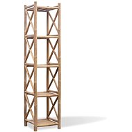 Bamboo shelf with 5 shelves - Shelving Unit