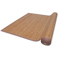 Rectangular brown bamboo mat \ carpet 150 × 200 cm - Doormat
