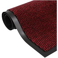 Anti-dust rectangular tufted mat 90 × 150 cm red - Doormat