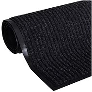 Black PVC mat 90 × 150 cm - Doormat