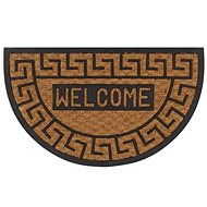 Coir and rubber mat semicircular 45 × 75 cm - Doormat