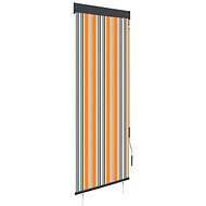 Outdoor roller blind 60 × 250 cm yellow-blue - Roller Blind