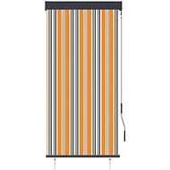 Outdoor roller blind 80 × 250 cm yellow-blue - Roller Blind