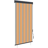 Outdoor roller blind 100 × 250 cm yellow-blue - Roller Blind